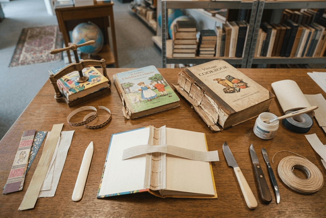 Buchrückenreparatur